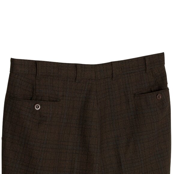 Sundazed (Germany) 70s, Glen Check, Tapered Leg, Pressed Pleats - Picture 13 of 13